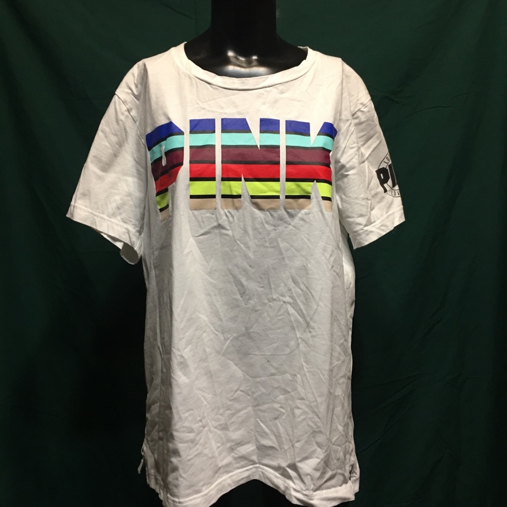 Victoria Secret Pink white t-shirt